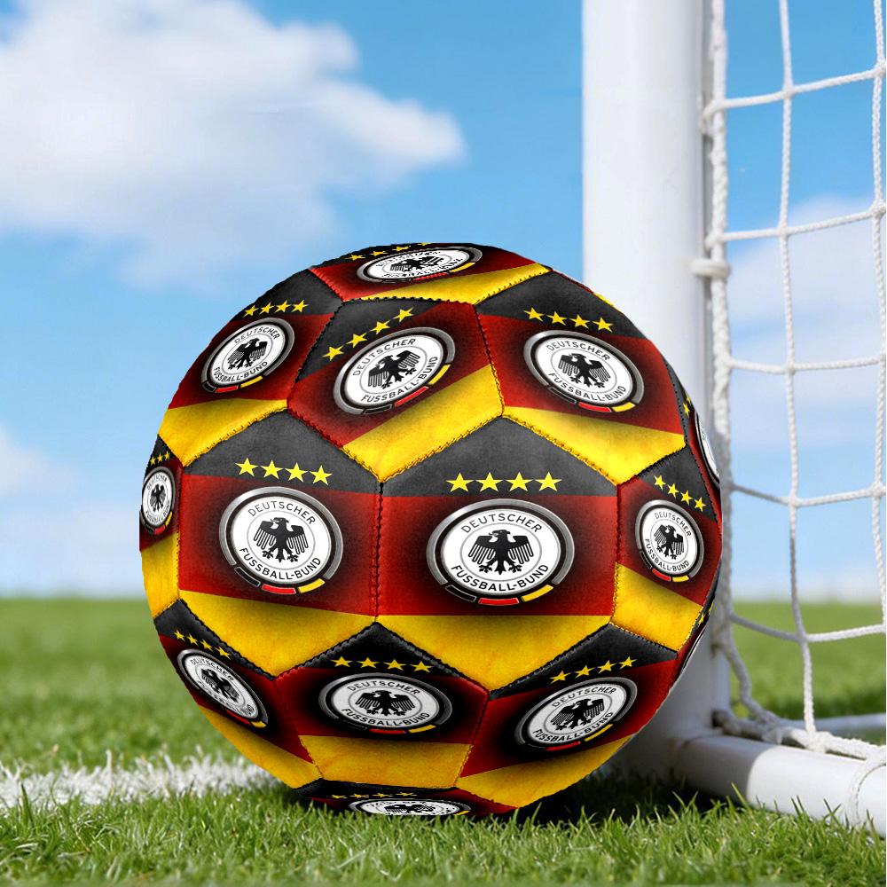 Germany Football Emblem Printed Size 5 Soccer Balls, High-Quality, Anti-Slip, Protective Football, A Unique Gift , Birthdays, Christmas Gifts
