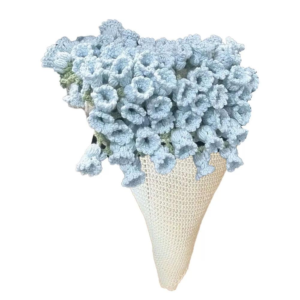 

Flower Bouquet Blanket DIY Material Package Knitted Blanket Crochet Flower Blanket Birthday Mothers Day Gifts