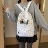 Large Capacity Puppy Print Backpack Korean Style Student School Bag Cute Women's Backpack  Girls