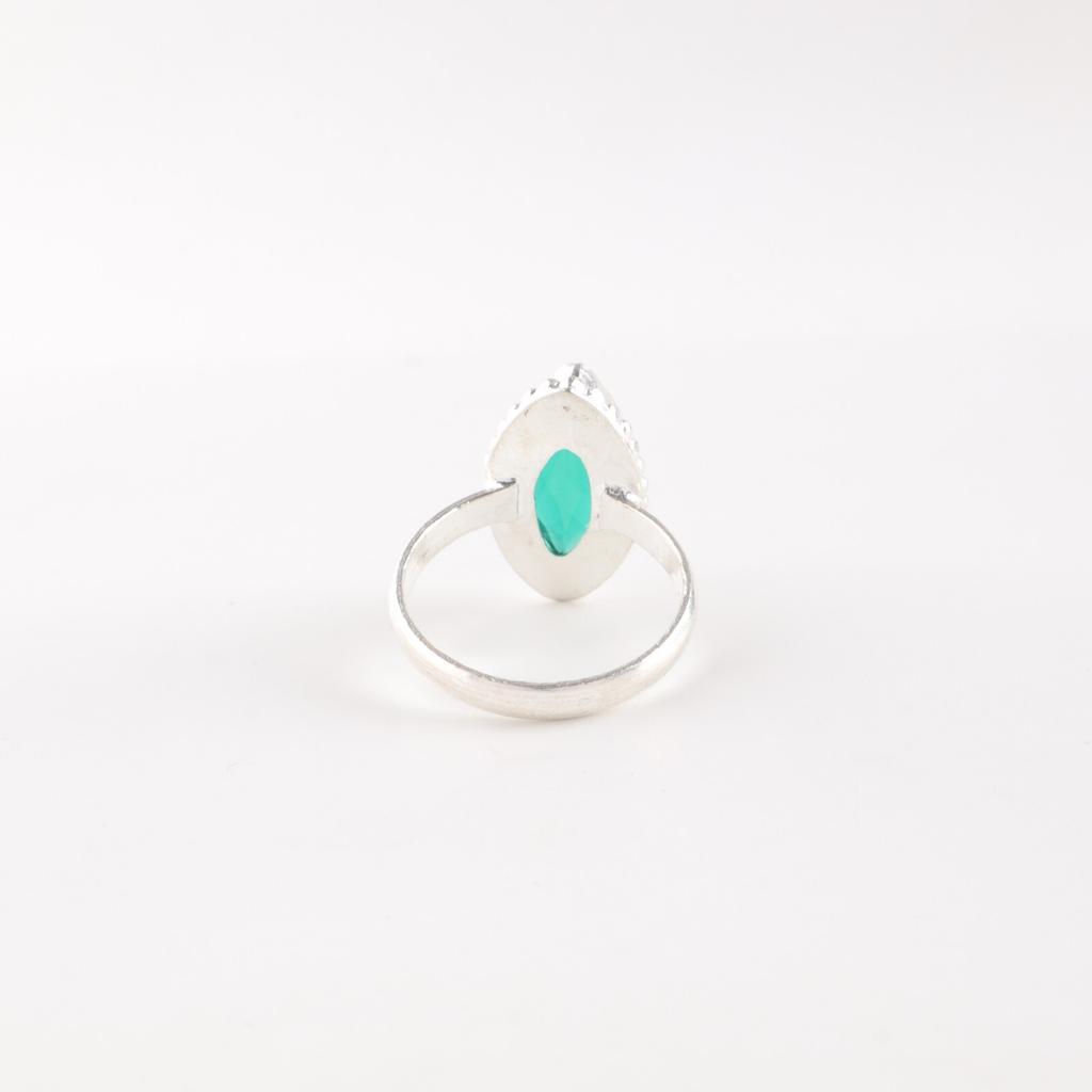 Chrome Diopside Gemstone925 Sterling Silver Jewelry Handmade Women Ring For Gift RR-25-4