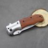 DA51 Pocket Folding Knife Rosewood Handle 3Cr13 Steel Blade Tactical Survival Knife Outdoor Camping EDC Multi Tool