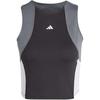 Techfit Color Block Training Crop Tank Women Tops Black IK7916