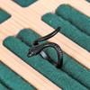 Twelve Zodiac Ins Design Retro Punk Style Open Snake Shaped Ring for Women