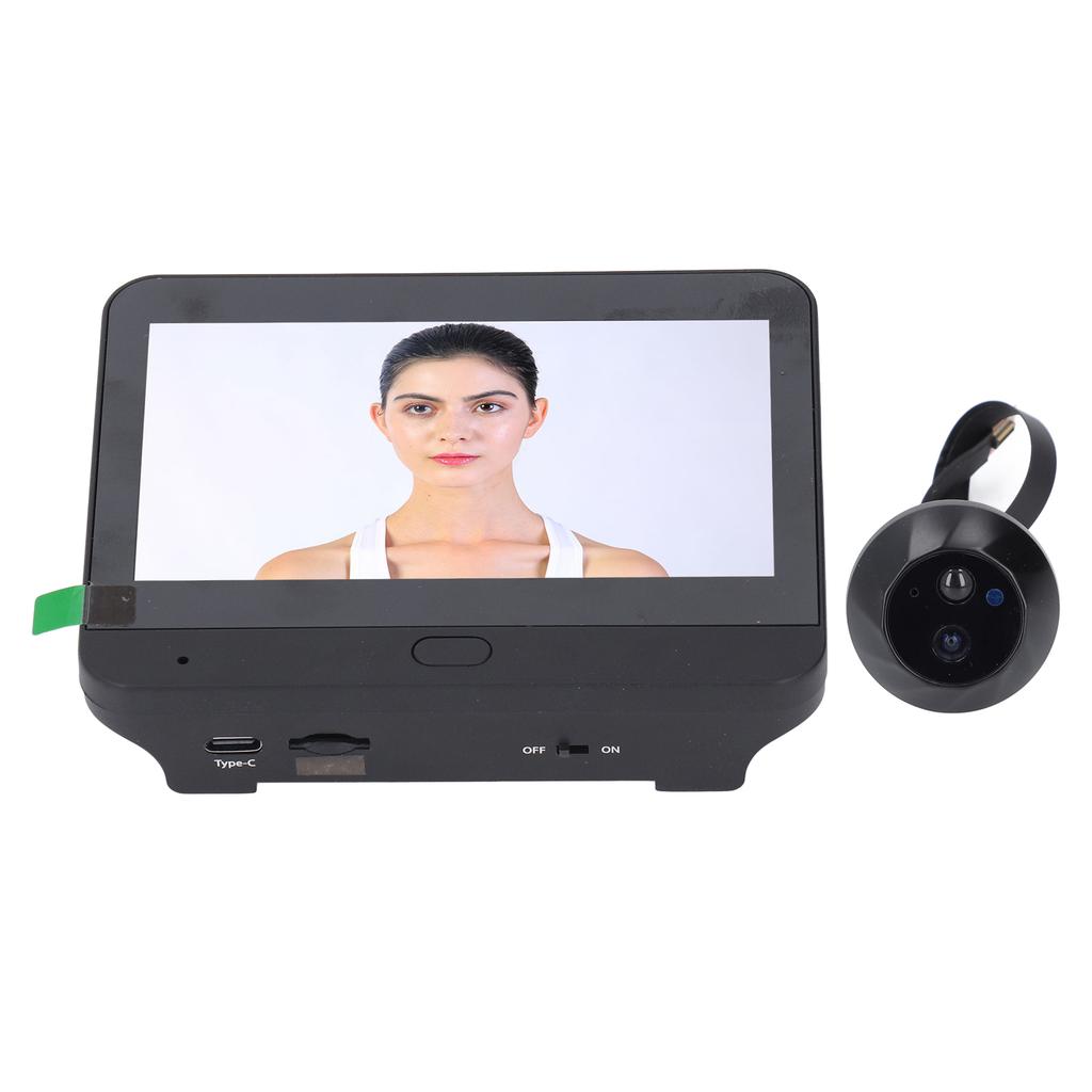 Wireless Video Doorbell Intercom System 1080P 4.3 Inch Color Screen 120 Degree Wide Angle Smart WiFi Video Doorbell