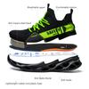 Pantofi de siguranță pentru bărbați, pantofi de lucru cu vârf din oțel, ușori, anti-zdrobire, anti-punctură, respirabili, la modă