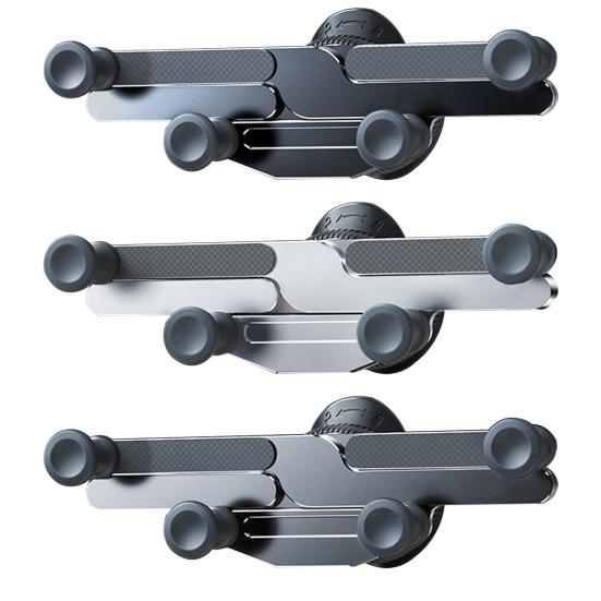 Alloy Mini Car Auto-Lock Bracket Secure Foldable Sleek Design Sturdy Long Lifespan Phone Holder