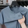 Kurzarm Top Lässig Herren Rundhals Kurzarm T-Shirt Mode Minimalistisch Kurzarm