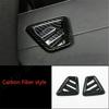 Carbon Fiber Dahsboard Air Outlet Vent Cover Trim For Volvo XC60 2018-2021 2PCS