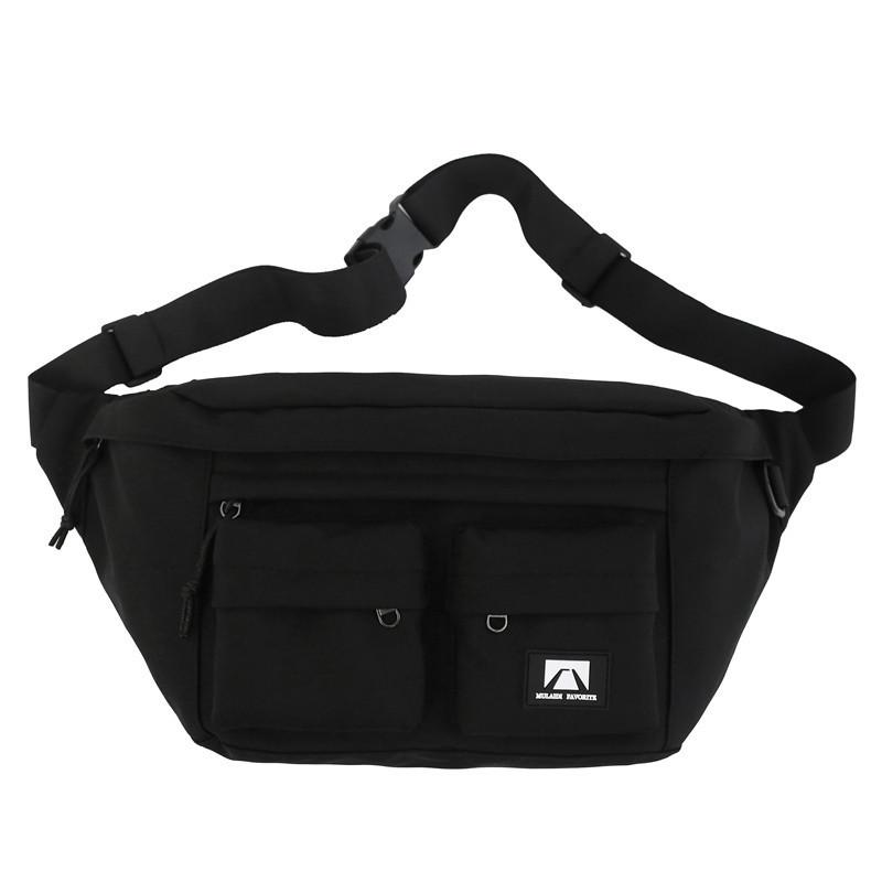 Simple and Spacious Street Trend Men's Crossbody Bag, Fashionable and Sporty Casual Women's Bag