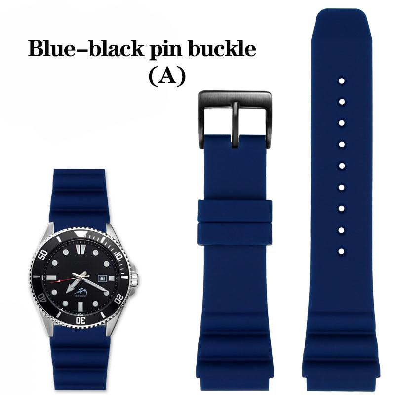 For Casio Diving Watch Swordfish MDV-106 MTP-VD01 MDV-107 Efr-303l Series Resin Silicone Strap Green 22mm Water Proof Watchband