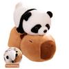Zweiseitige Wendepanda-Spielzeug-Capybara-Verwandlungs-Plüschpuppe 2-in-1 Capybara Wende-Veränderungs-Verwandlungs-Panda Weiches Kissen Kindergeschenke