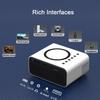 Wireless + wired mobile phone same screen projector home mini projector micro home portable LED