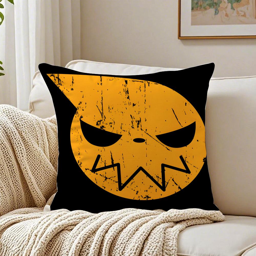 anime supernatural SSoul EEater Cushion Cover Pillowcase Antidustmite living Room Sofa Decor Cushion Room