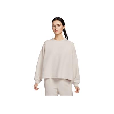 24.7 DF Crew Soft Knit Round Neck Pullover Sweatshirt Women Sweatshirt Off-White HQ8194-104