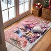Christmas Gnome Doormat Anti-slip and Noise-reducing Entrance Hallway Mat Bedside Rug for Bedroom Home Decor