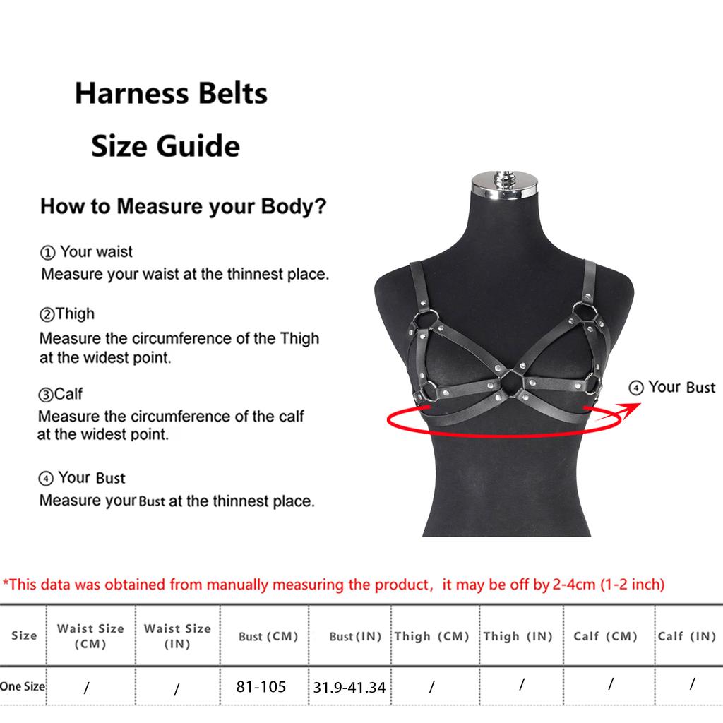 Women'S Sexy Body Straps Gothic Shapewear Corset Chest Straps Suspenders Holiday Gifts Carnival Equipment Clothing Accessories