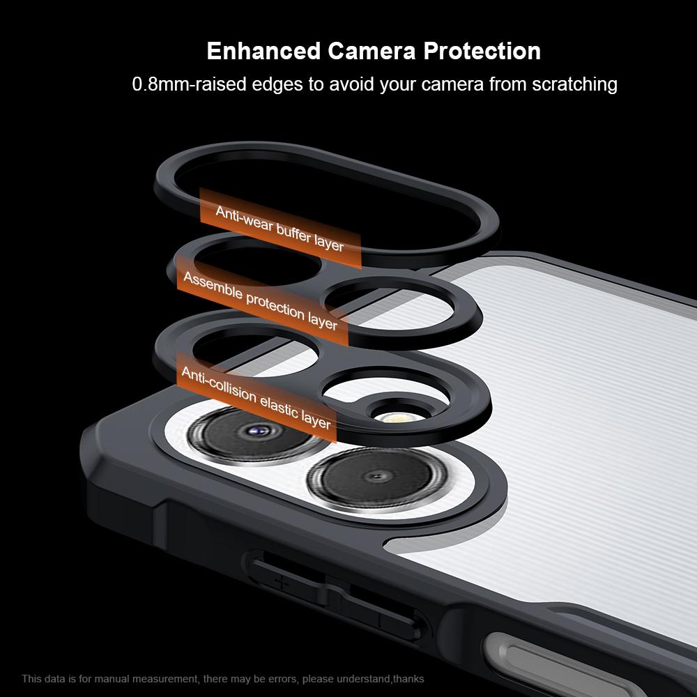 XUNDD For Samsung Galaxy A07 4G Case Dropproof TPU+Acrylic Clear Back Phone Cover