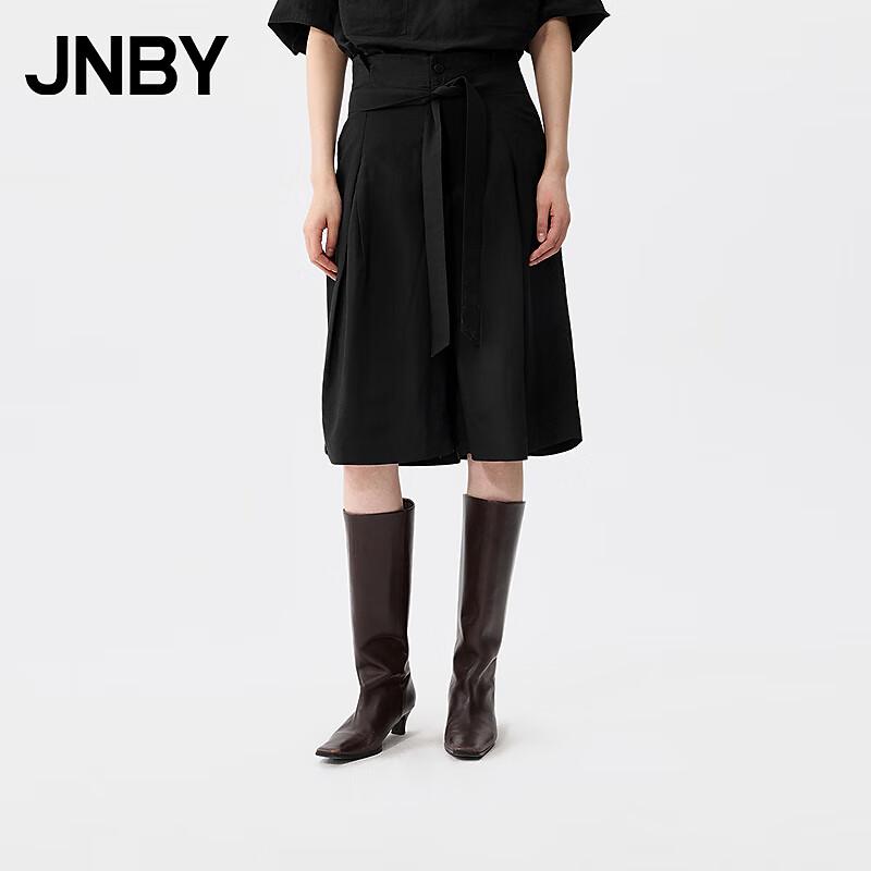 

JNBY Women s Loose Wide-Leg Cropped Casual Pants M