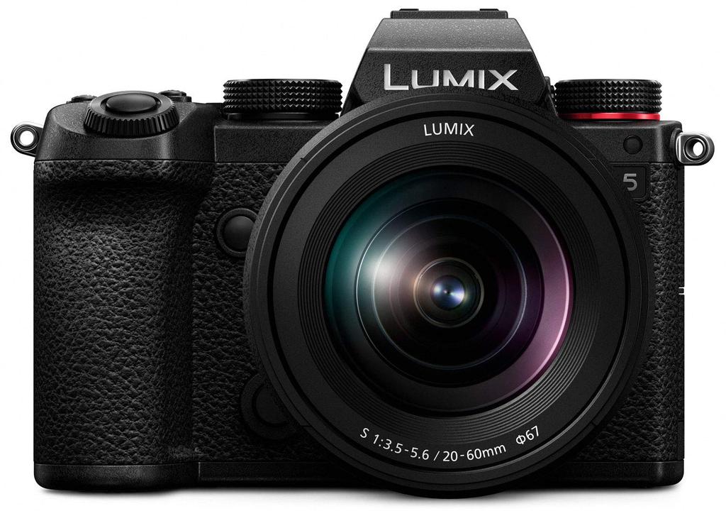 Panasonic Mirrorless Camera Lumix S5 Standard Zoom Lens Compact and Lightweight Full-Frame Kit, Model, Black, DC-S5K-K