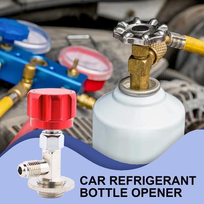 AC Can Tap Refrigerant Bottle Opener Car Accessories Valve Tool For Air Conditioning Systems Automotive Truck Refilling
