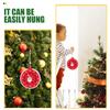 Sturdy Wood Hanging Xmas Countdown Calendar Advent Decor for Christmas Tree Front Door Stair Rail Holiday Display