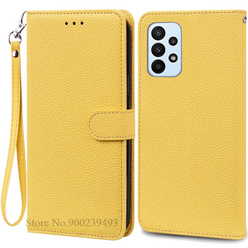 M13 4G SM-M135F Case For Samsung Galaxy M13 Case Leather Wallet Flip Case For Samsung M13 M 13 Case Soft Silicone Cover Fundas