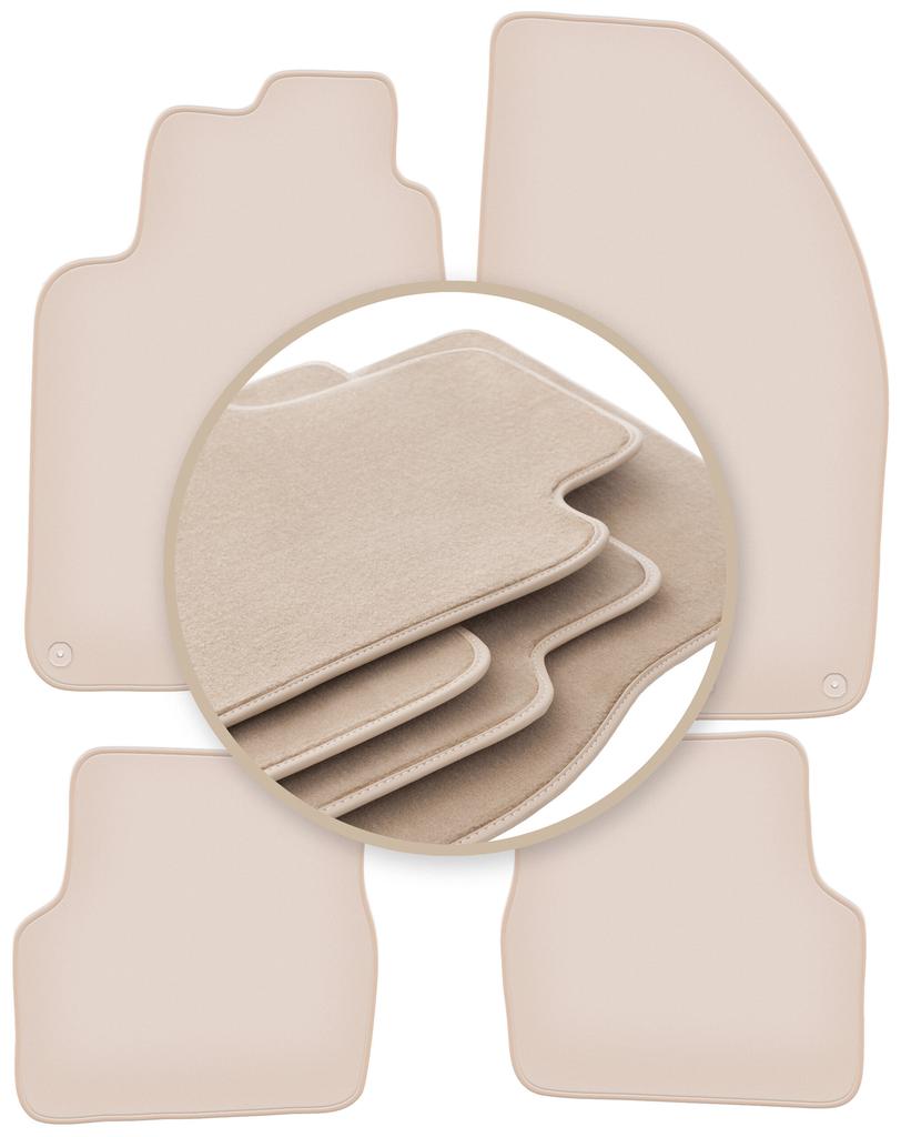 PREMIUM beige Fußmatten für: Alfa Romeo 166 Limousine 1998-2009