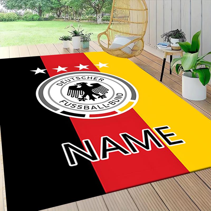 Custom Name Lion Crest Emblem Carpet Rug Customizable Soft Washable Anti-Slip Home Living Room Sofa Mats Personalized Rug. 0909231