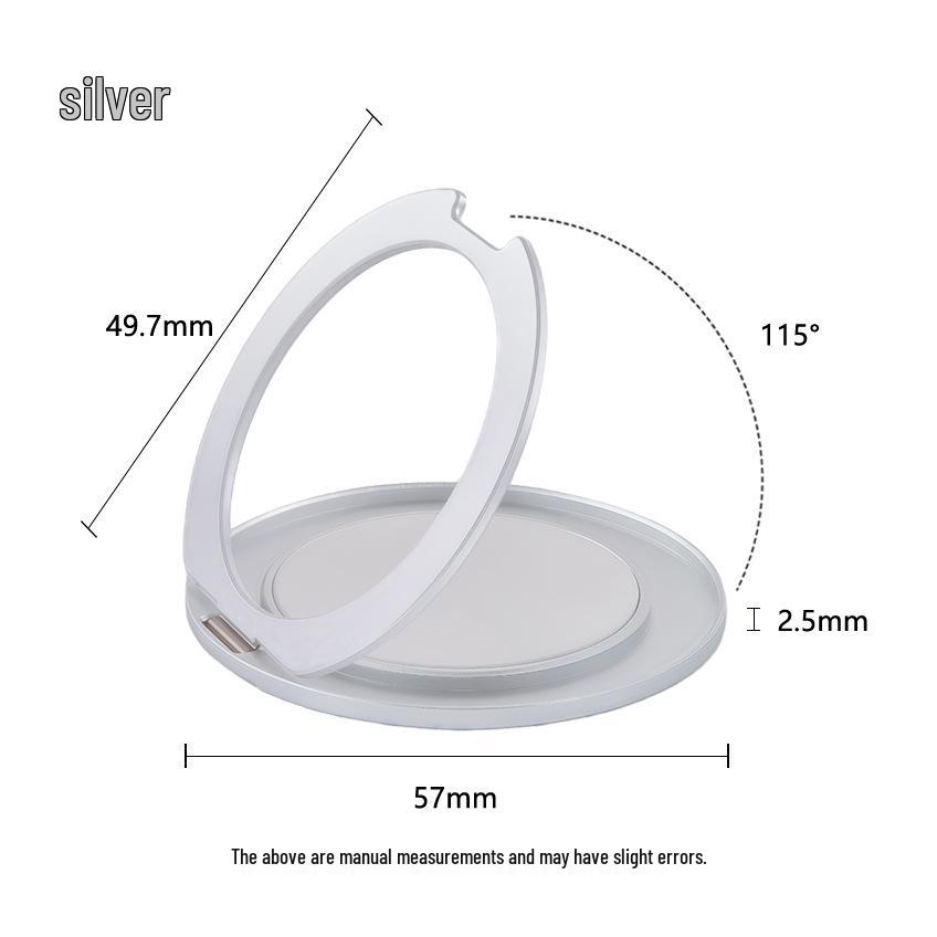 

Metal Finger Ring Buckle Foldable Phone Holder & Desktop Stand