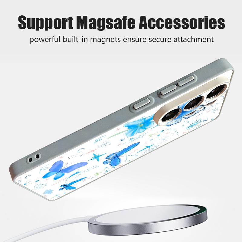 Art Design Print Magnetic Case For Samsung Galaxy S26 S25 Ultra S24 S23 FE A57 A17 A56 A37 A16 A35 A55 A15 A36 A25 5G Back Cover