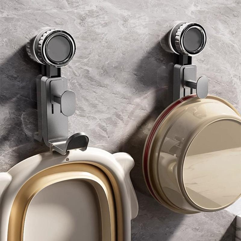 Adjustable Suction Cup Basin Holder Not Drill Installation Strong Bathroom Organizers with Secure Grip for Bathroom