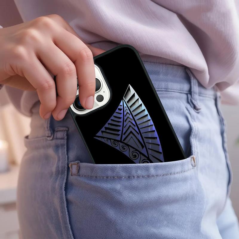 Maori Polynesian Samoan Tribal Phone Case For iPhone 17 Air 15 16e 14 13 Pro Max Coque 12 11 Pro Max PLUS cover