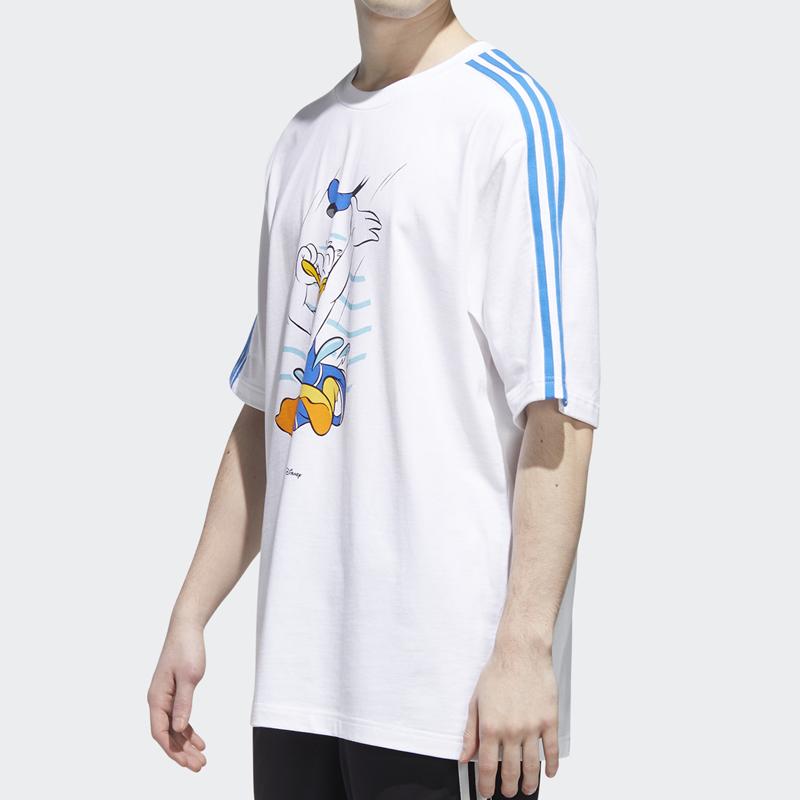 Adidas Neo Donald Duck Graphic Tee Men Tops White GJ5646