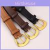 Womens Genuine Leather Belt With Pin Buckle For Casual Jeans Fashion Accessory