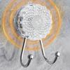 2Pcs Double Hook Wall Hooks No Punching Towel Hook Suction Cup Strong Load Bearing Hanger Waterproof Rustproof Adjustable Hanging Hook for Bathroom