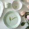 Módní květinové keramické talíře, odpolední čaj, ovocný dezertní talíř, lahodné pokrmy, misky, sady talířů, vynikající stolní nádobí pro domácnost