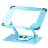 AP LAB Laptop Adjustable Height and Angle Back Shoulder and Poor Tablet Compatible Stand, Foldable, 360-Degree Rotation, [Relieves Pain, Stiffness,