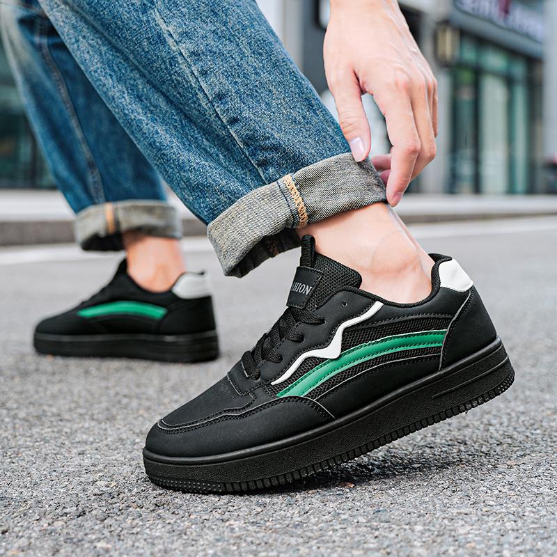 Men 's Casual Four Seasons Fashion Skateboarding  Students Comfortable Sneakers Boys Trending Soft Sole Breathable Shoes