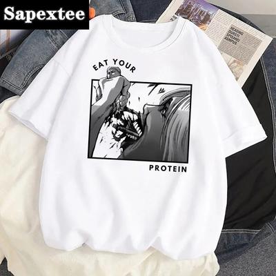 Attack On Titan Unisex Tshirt Women Graphic Summer Anime Tee Girl Graphic Funny Designer Clothing