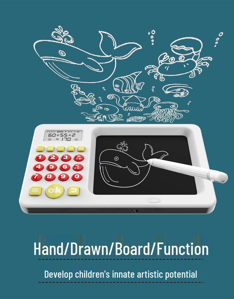 Popular Third-Gen Mental Math Treasure: Hand-Painted Writing Tablet and Puzzle for Kids