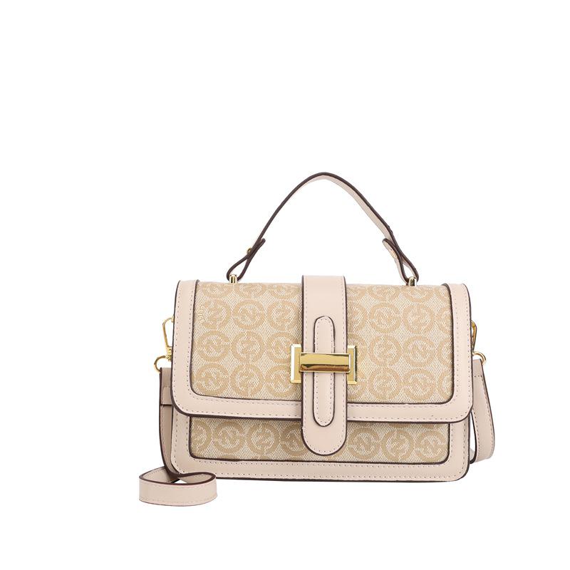 

2024 Зимняя Мода Женская Высококлассная Сумка с Принтом - Универсальная Маленькая Квадратная Сумка на Плечо и Кроссбоди во Французском Стиле