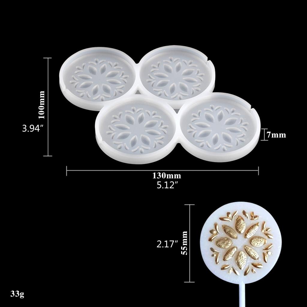 Cute Lollipop Silicone Mould DIY Jelly Mold Candy Molds Fondant Mold Chocolate Molds Fudge Cake Decorating Baking Gadget