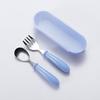 1 Set Cutlery Set Eco-friendly Heat Resistant Food Grade Comfortable To Grip K Spoon Kit Students