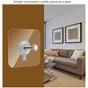 Self-Adhesive Wall Hooks, Nail-Free Wall Mount, Thumb-Tack Style Picture Hangers, for Indoor Home Decor