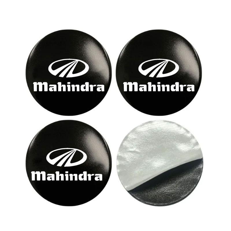 

Car Wheel Center Hub Cap Cover Emblem Badge Sticker For Mahindra kuv100 xuv700 xuv300 tuv300 mahindra pik up 4x4 Accessories 55mm