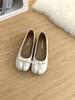 Fashion IPPEUM Women Tabis Shoes Red Split Toe Ballet Flats  2024 New Mary Janes Ballerinas Zapatos Mujer