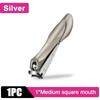 Stainless Steel Nail Clippers Toenail and Nail Clipper Cleaner Personal Care Trimming Tools Splash Proof Nail Clippers