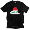 Iraqi Iraq Flag Map Unisexs T Shirt  Cotton Tee Tops Round Neck Shortsleeve Fashion Tshirt Clothing Casual Basic Tshirts