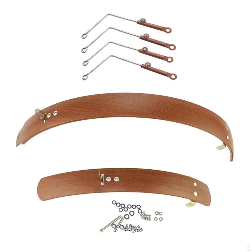 Folding Bike Mudguard Set for Enhanced Wheel Protection