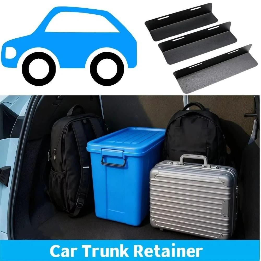 3pcs Sturdy Locking System Cargo Divider Adjustable Trunk Organizer Luggage Holder Automotive Cargo
